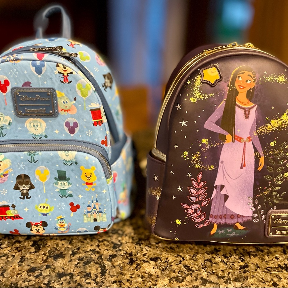 Loungefly Kids Backpack Set - Blue and Black